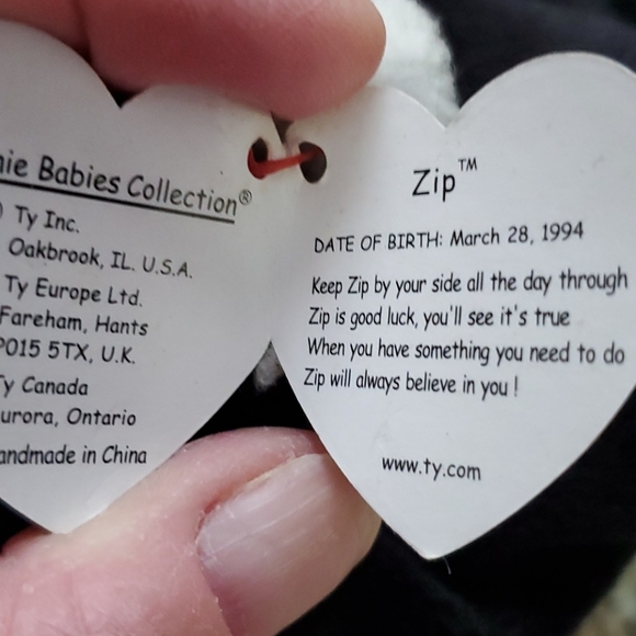 Ty Other Ty Beanie Baby Zip Poshmark
